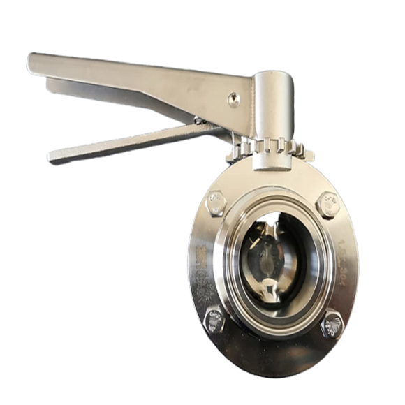 Sanitary Butterfly Valve| SS Handle | Triclamp 1.5&quot;
